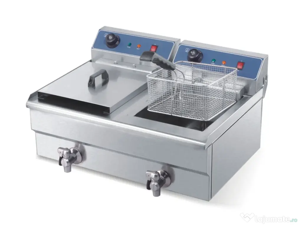 Friteuza electrica 2 x 10 L – zona rece 