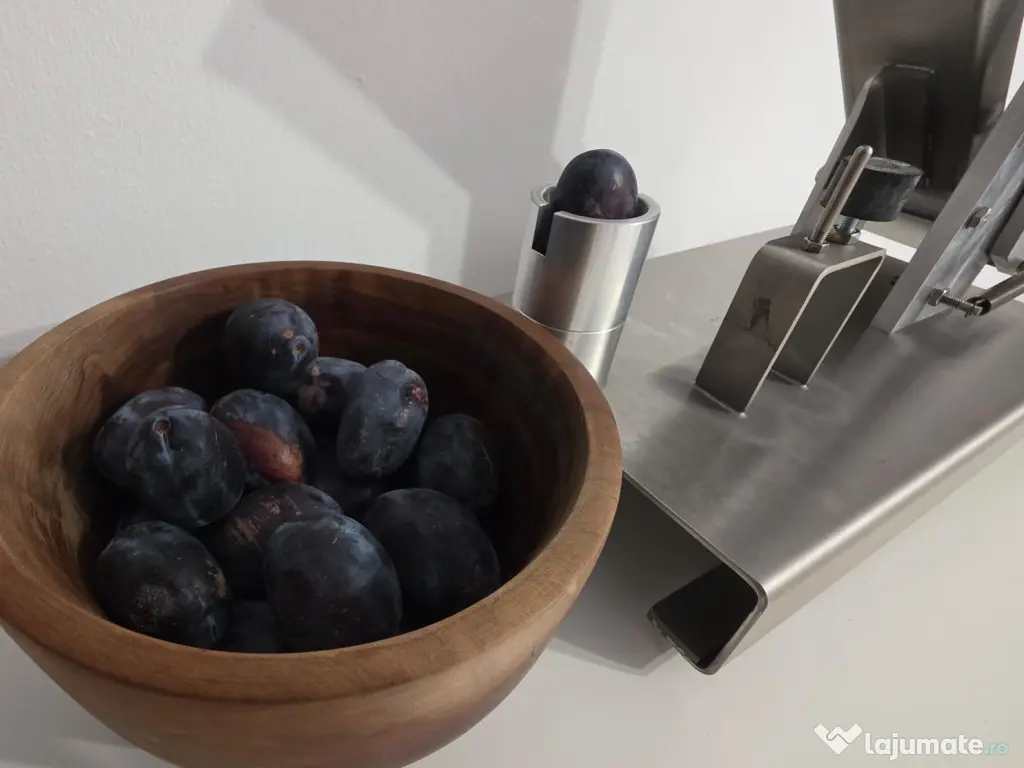 Aparat de scos samburii din prune actionat manual 