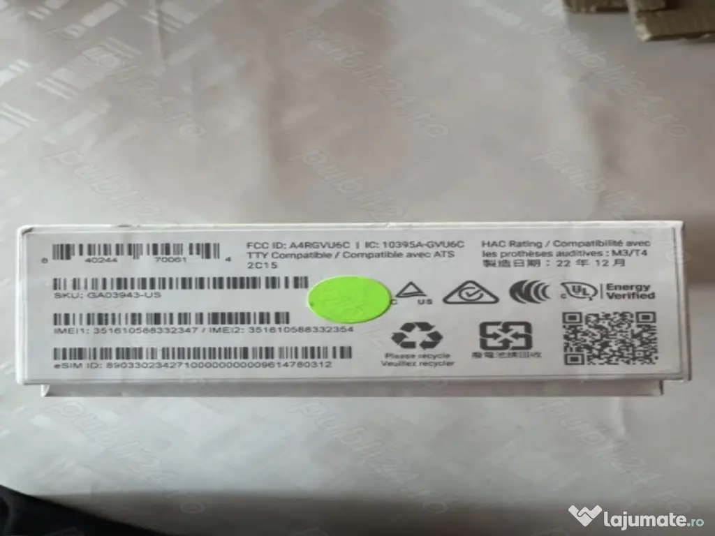 Vand Pixel 7 128GB Lemongrass 