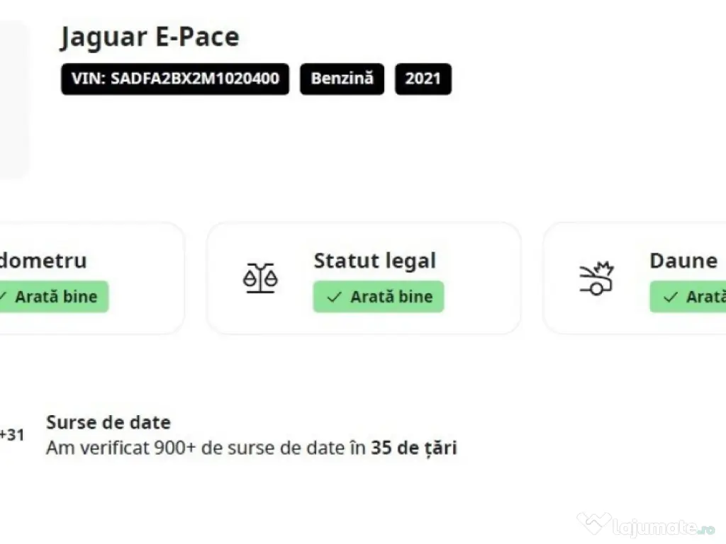 Jaguar E-Pace HIBRID Benzina Facelift GarantieAuto.ro PieleKeyless LED Distronic 