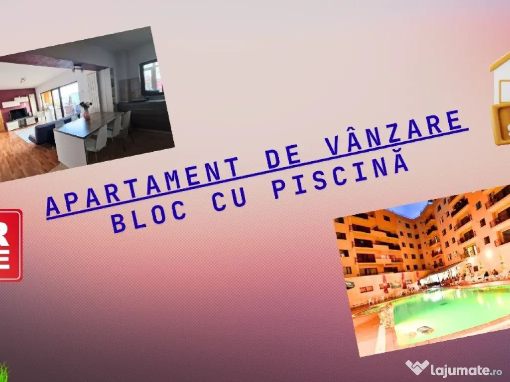 Apartament de vânzare,3 camere,bloc cu piscină Pitești,Tancodrom