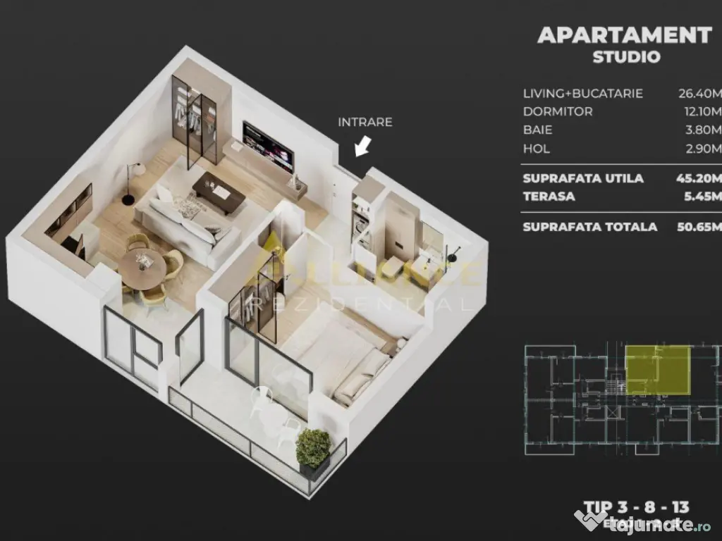 Bloc nou - Preturi accesibile | Proiect modern | Calitate pr