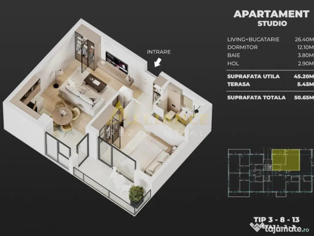 Bloc nou - Preturi accesibile | Proiect modern | Calitate pr