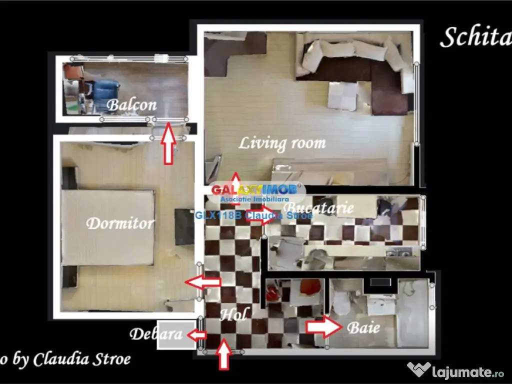 Apartament 2 camere BRANCOVEANU - ALEEA DOROHOI 