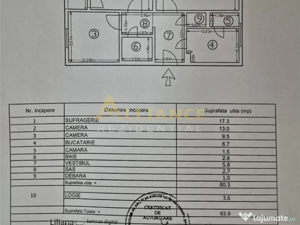 7 Minute Metrou Dristor - 3 Camere - Gata de mutat 