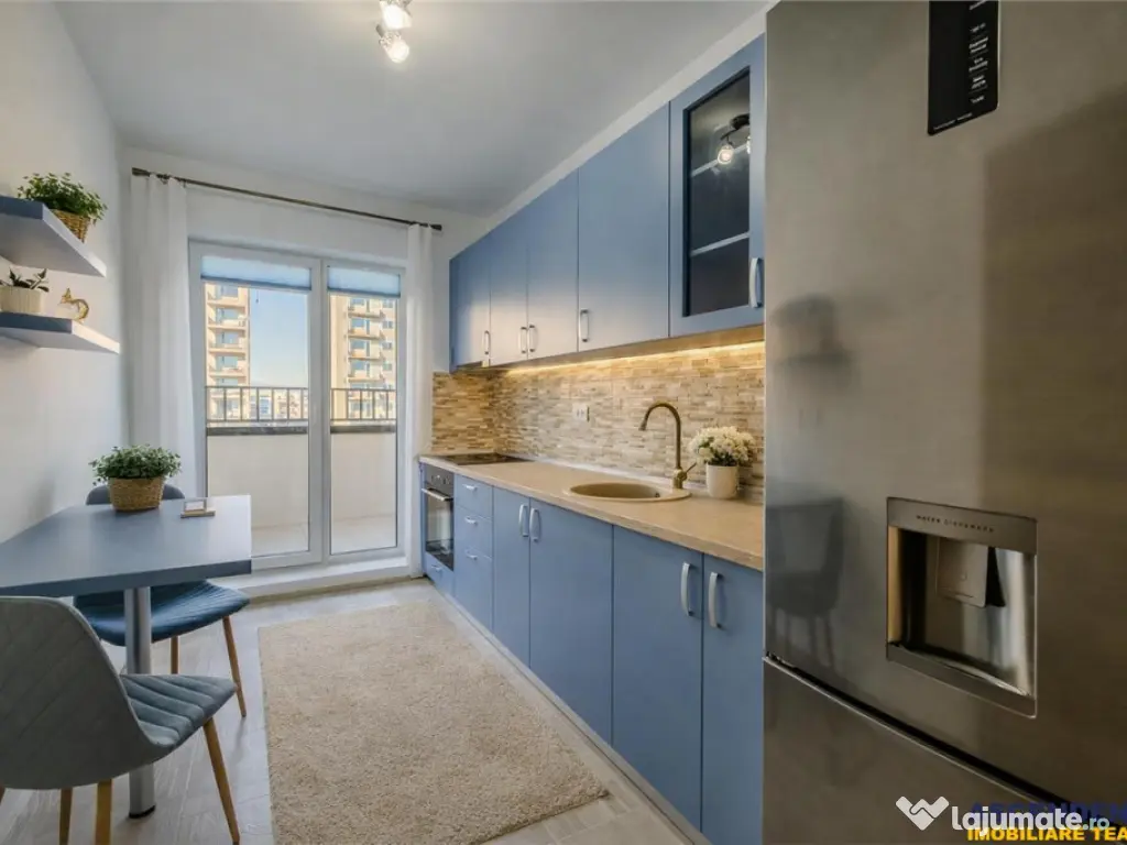 Apartament 2 camere,tip penthouse,mobilat, utilat,2 terase,1 