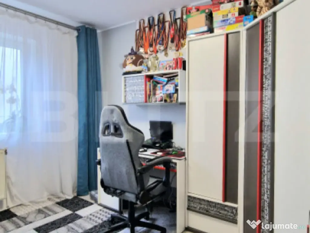 Apartament cu 3 camere, 69 mp, renovat, parcare, parter inal 