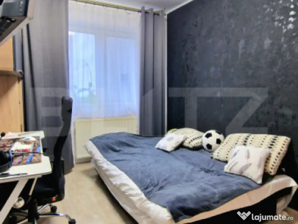 Apartament cu 3 camere, 69 mp, renovat, parcare, parter inal 