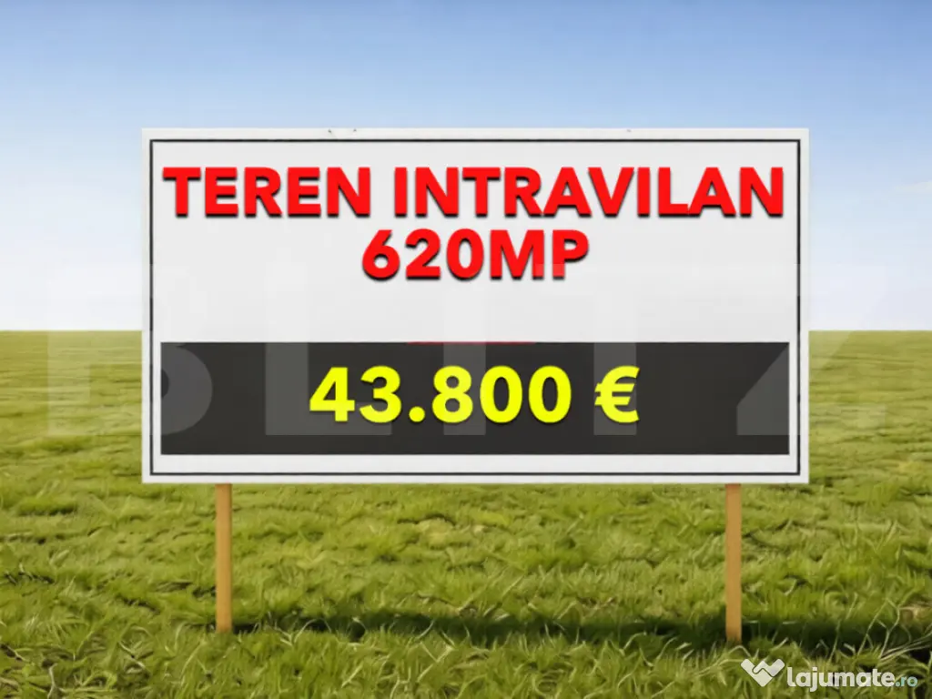 Teren intravilan 620 mp Moșnița Nouă – Urseni regim ina