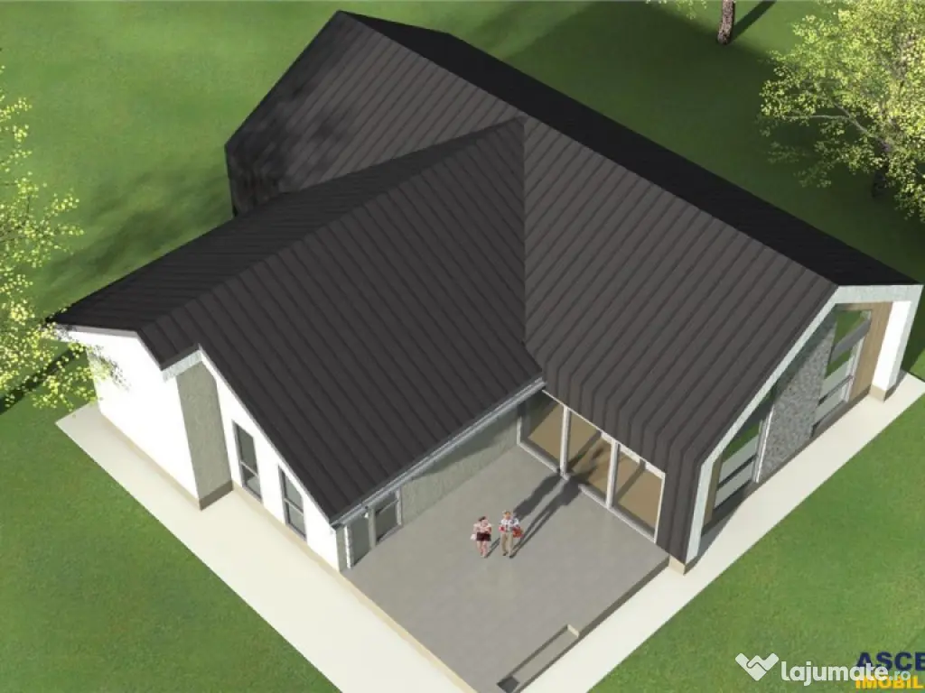 Rezidenta moderna, la cheie, 520 mp teren, Harman, Brasov.