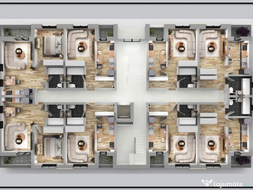 Garsoniera in zona Militari Residence finalizare aprilie ... 