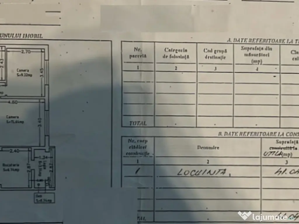 Apartament 2 camere de vanzare, in zona Inel II 