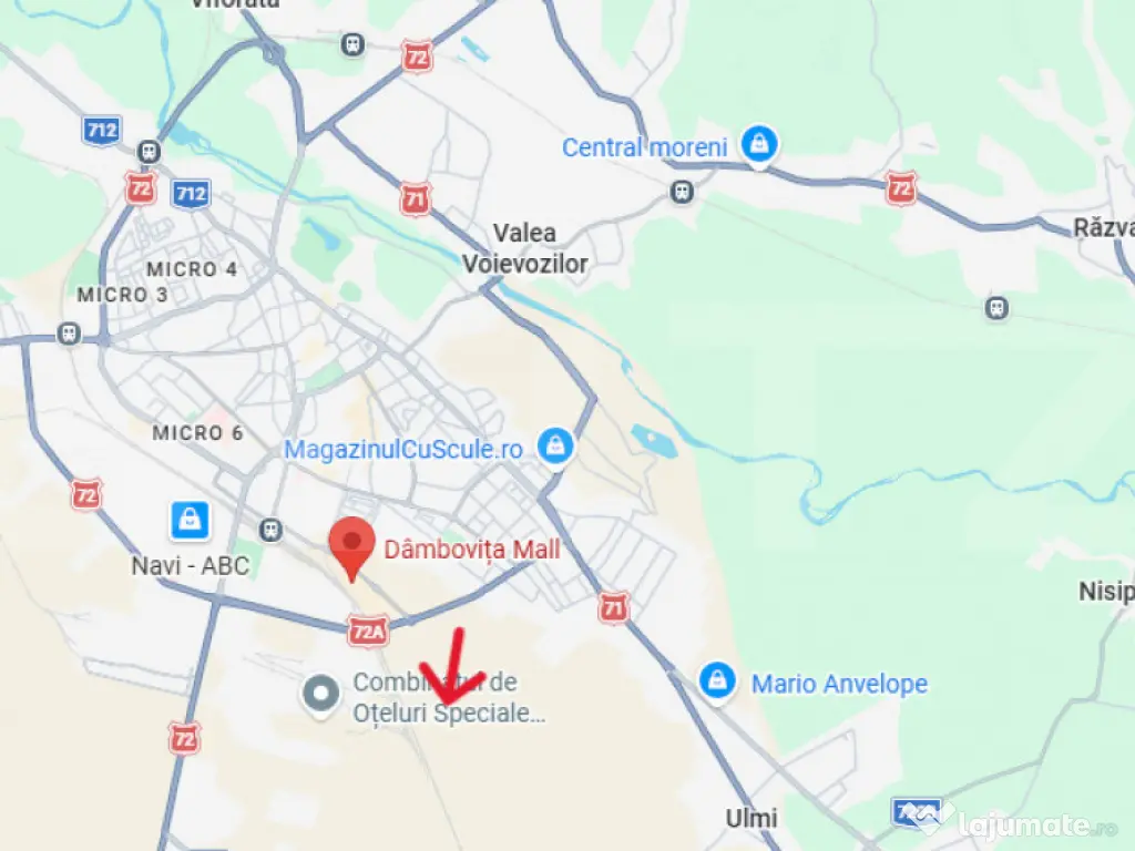 Teren Extravilan, 19.800 mp, Dambovita Mall 