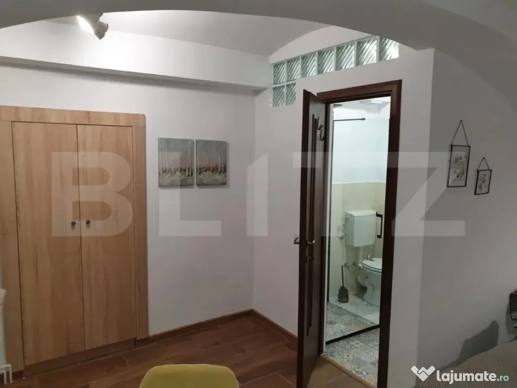 Studio cochet ultracentral - centrul istoric - mobilat și u 