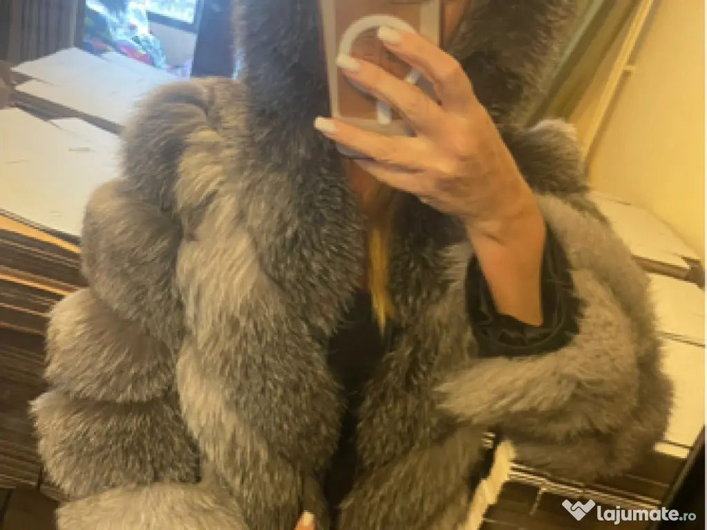 Blană naturală 3 în 1 