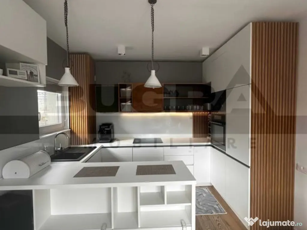 Apartament 3 camere 69 mp, parcare, 2 balcoane, Borhanci