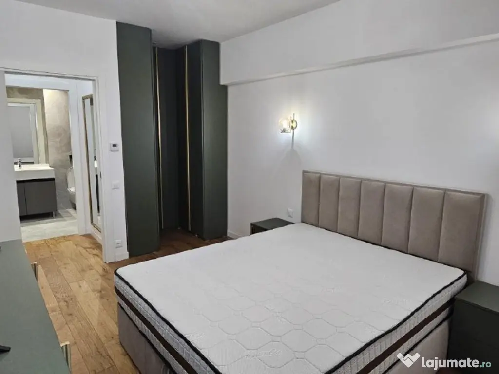 2 camere complet mobilat/utilat, prima chirie Loc parcare inclus 