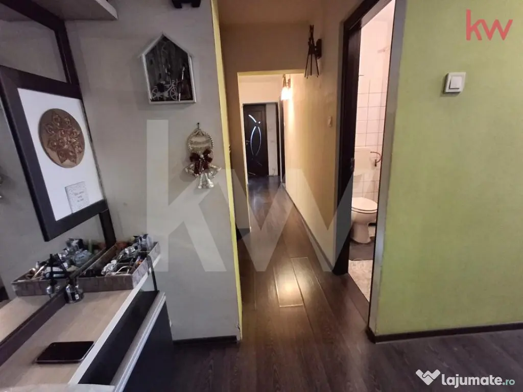 ✨ Apartament 3 camere luminoase – locație excelentă, 1 