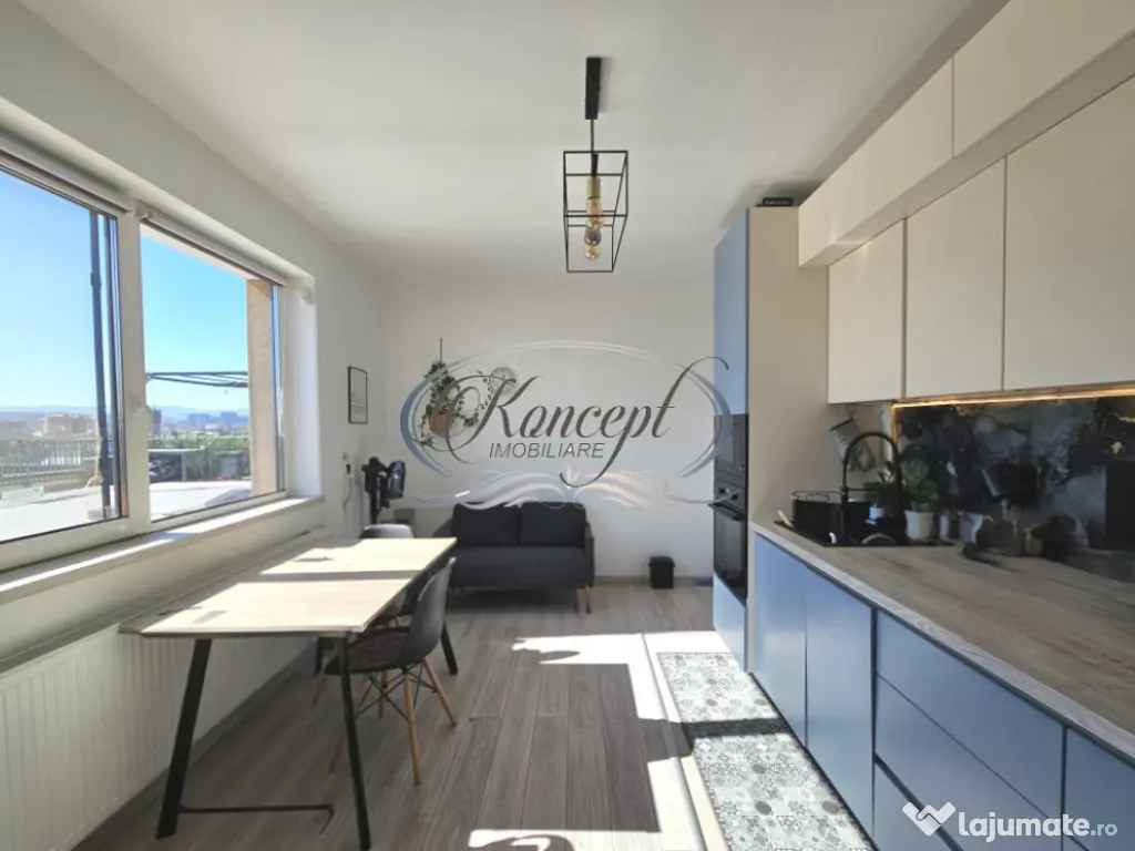 Apartament modern cu terasa panoramica in cartierul Iris 