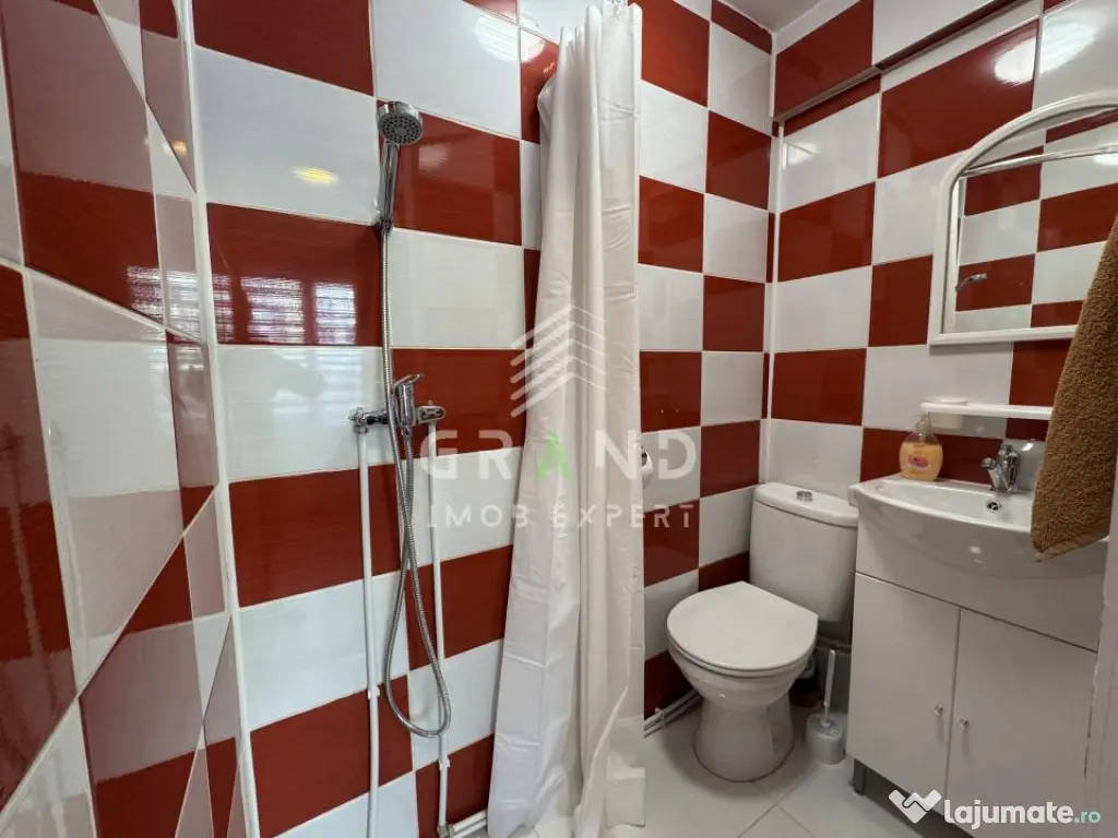 Garsonieră renovată complet | 12 mp | Etaj 1 | Mobilier p 