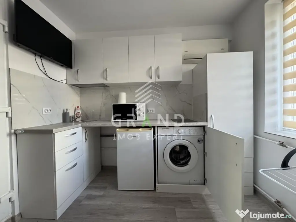 Garsonieră renovată complet | 12 mp | Etaj 1 | Mobilier p 