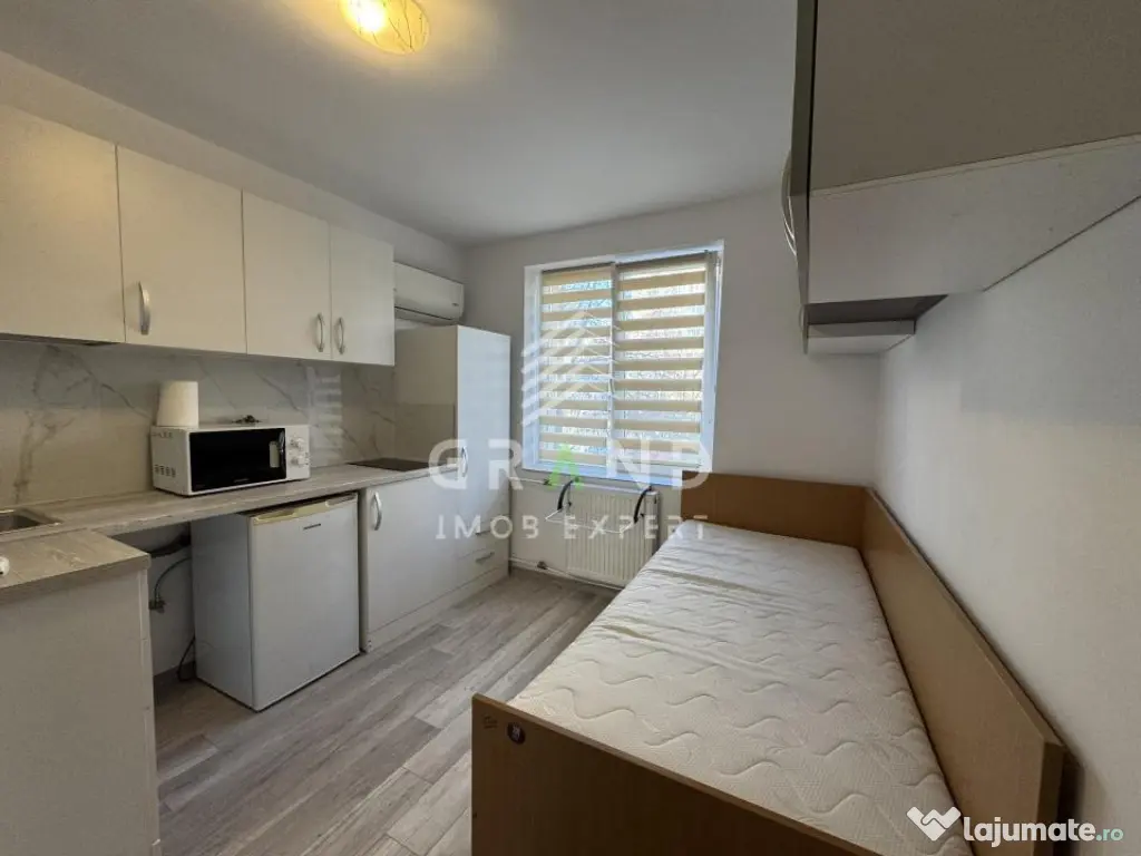 Garsonieră renovată complet | 12 mp | Etaj 1 | Mobilier p 