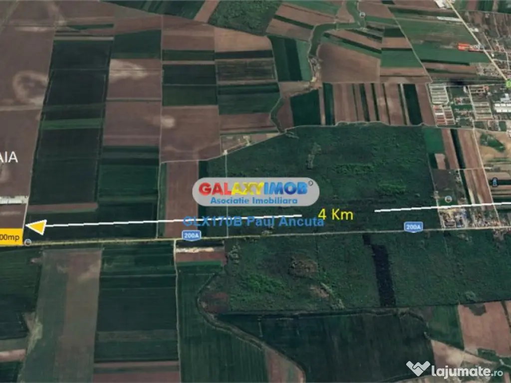 Teren la sosea Afumati Petrachioia 29500 mp pentru Industria 