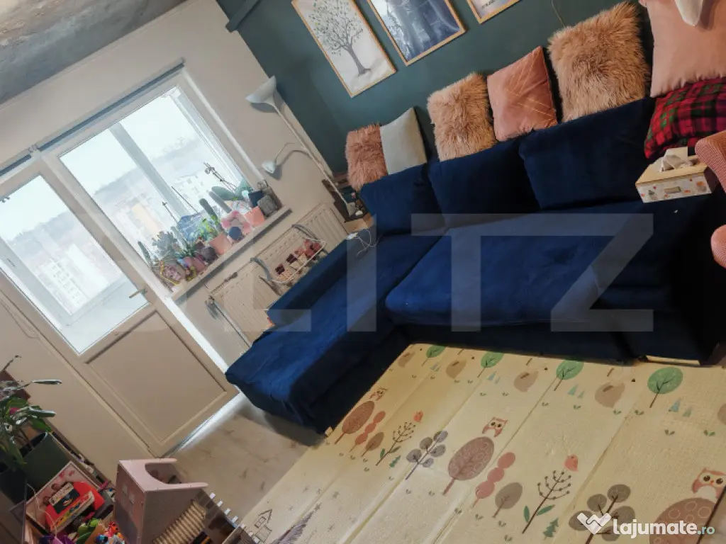 Apartament 2 camere, 58 mp, zona Dambu