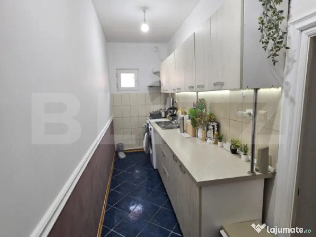 Apartament 2 camere la casă, centrală proprie, AC – zona 