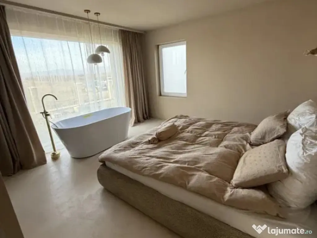 Casă modernă 2025, 92 mp utili, 7.5 ari teren – mobilat? 