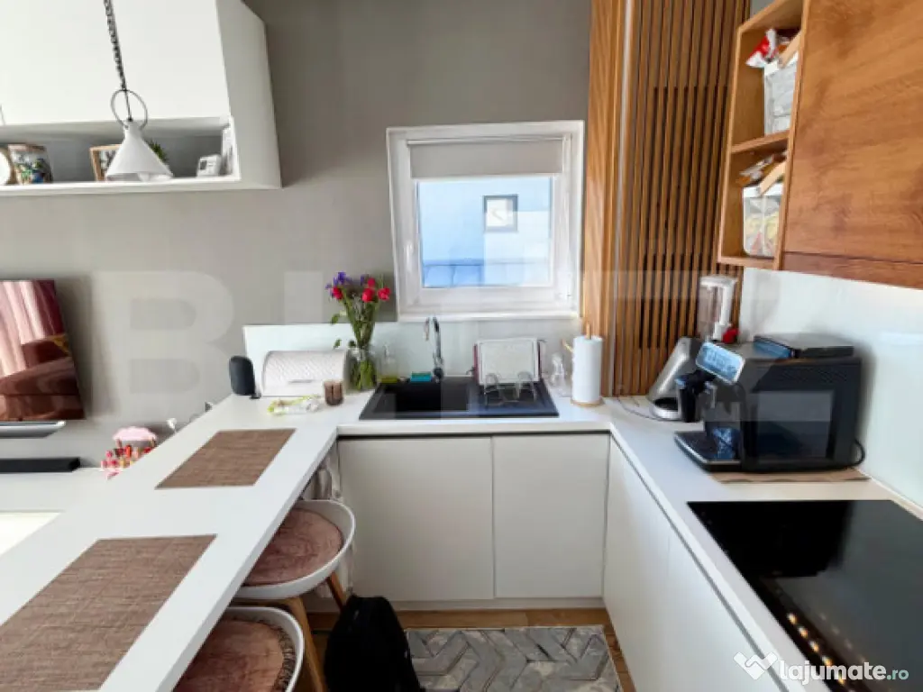 Apartament 3 camere, 70 mp, 2 bai, bloc nou, Borhanci 