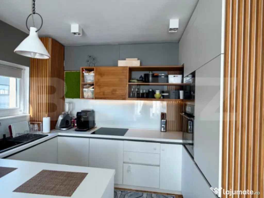 Apartament 3 camere, 70 mp, 2 bai, bloc nou, Borhanci 