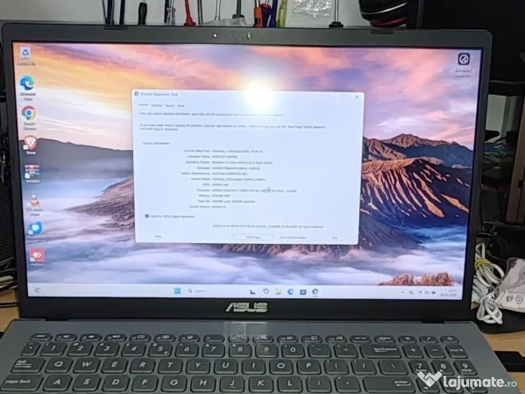 Laptop Asus VivoBook i7-8560U 1.8GHz, Ram 8GB, SSD 250GB 