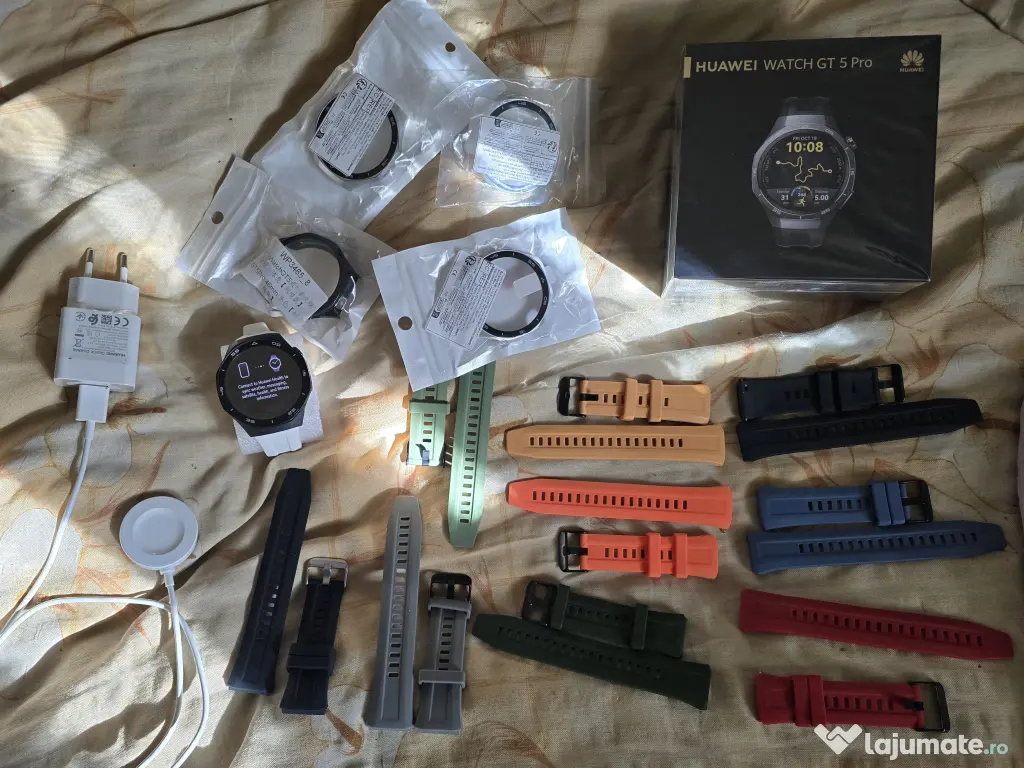 Pachet Huawei GT5 Pro + Huawei Band 9 + altele 