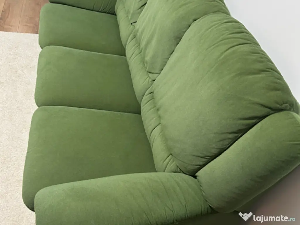 Canapea extensibilă 3 locuri + 2 fotolii - Set Milano 