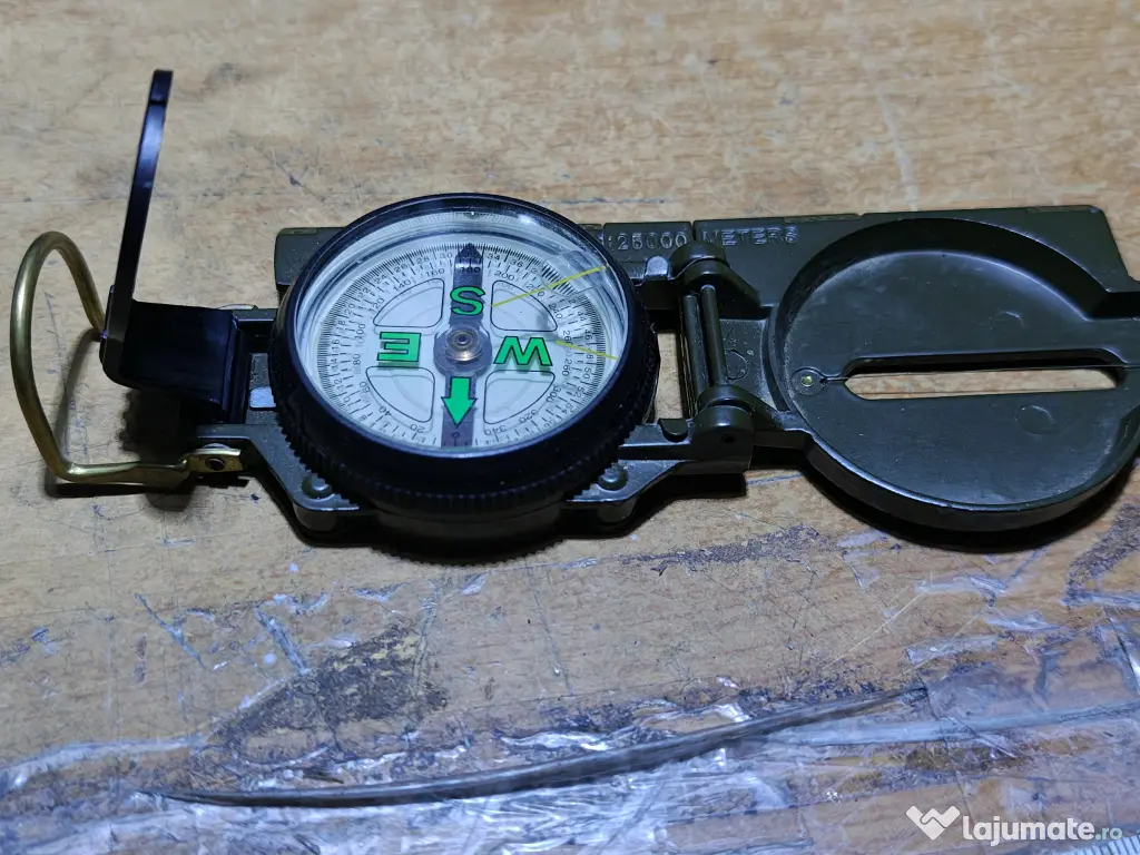 Busola militara, Zola®, capac de protectie, lupa, 8x5.8x2.5 cm, verde #B488 