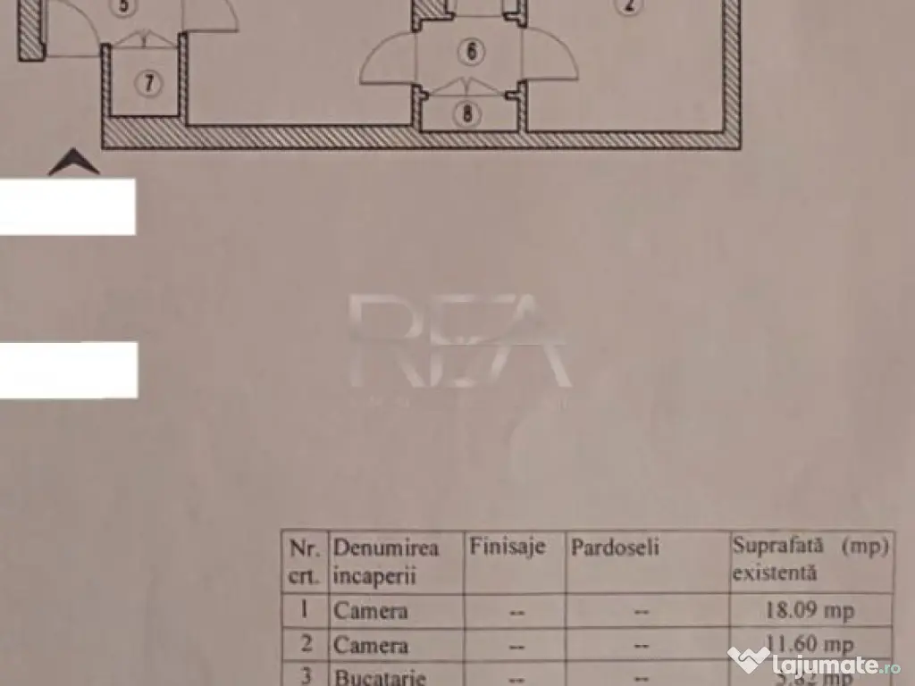 2 camere Camil Ressu, an 1966, metrou, 50 mp, anvelopat 