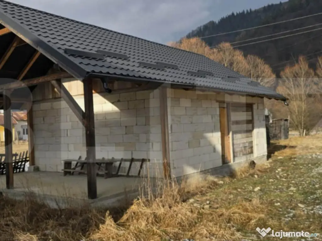 Casa etaj la rosu , 150 mp utili, 2460 mp teren, Campulung M 