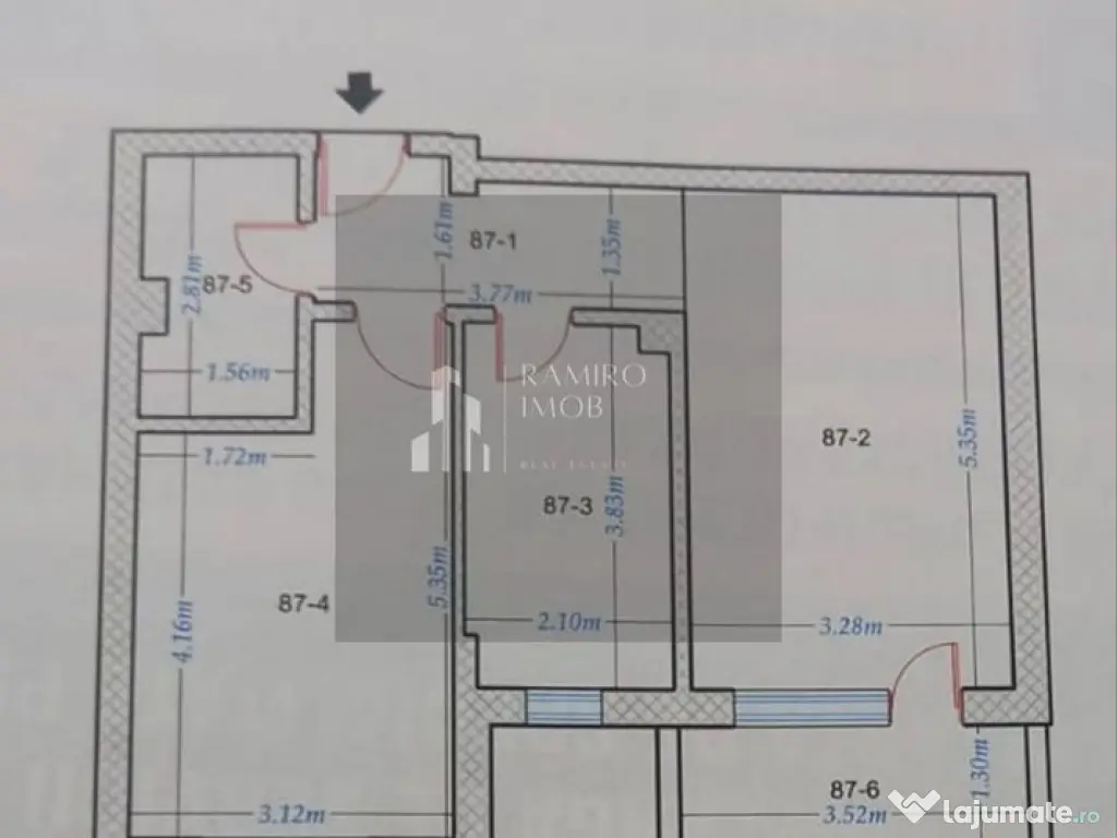 2 Camere Decomandat - Metalurgiei - Mobilat si Utilat 