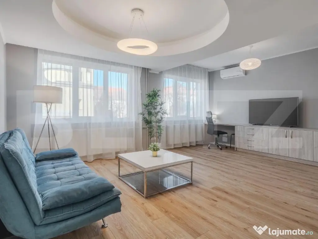 Apartament modern cu 3 camere, central, etaj 1 