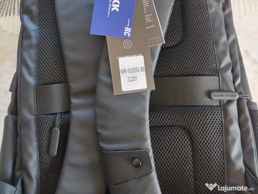 Rucsac/Ghiozdan Mark Ryden pentru laptop 15.6", capacitate 21-28L, port USB 