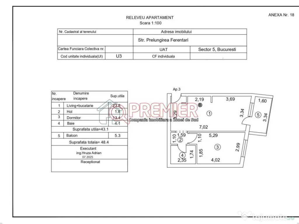 Garsonieră - Toporasi Residence 