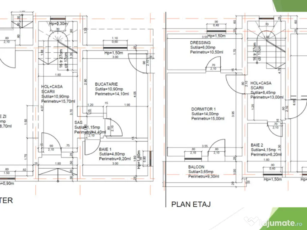 Casa tip duplex 100 mp, teren 240 mp, Selimbar 