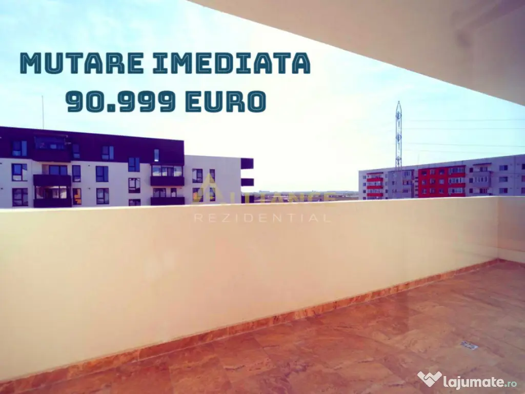 2 camere luminos - mobilat si utilat - parcare subterana ! 