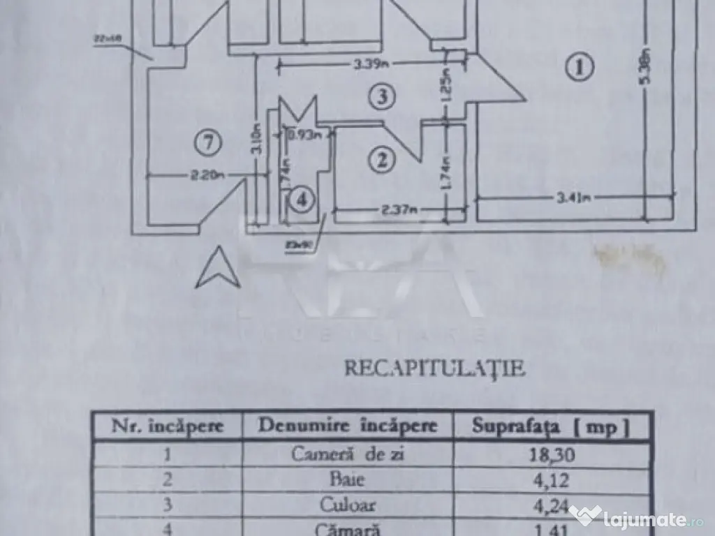 2 camere, 4/10, 57 mp, bloc 1980-Gorjului 