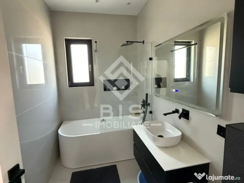 Casă modernă de vânzare – teren 460 mp – mobilată... 