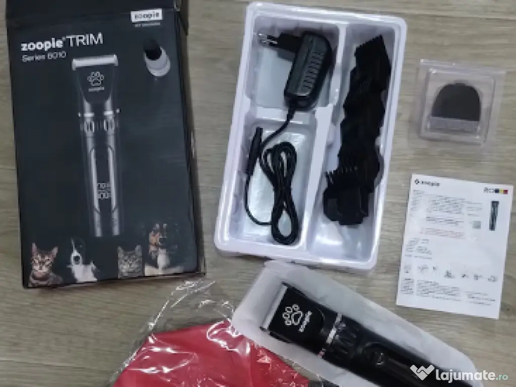 Masina Aparat Tuns Profesionala LED Lama Ceramica Acumulator Caini Pisici 