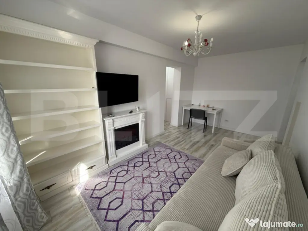 Apartament de 2 camere, 34 mp, renovat complet, zona Pod de 