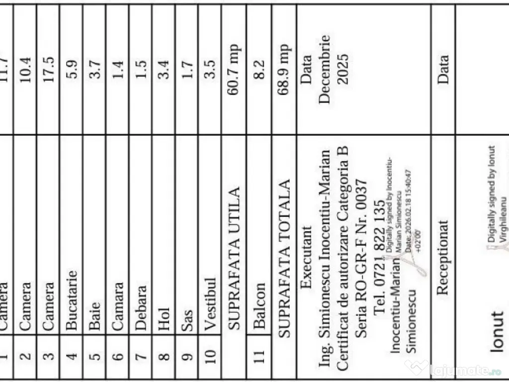 3cam.dec-1baie-disponibil imediat/Bvd Brancoveanu 130-132... 