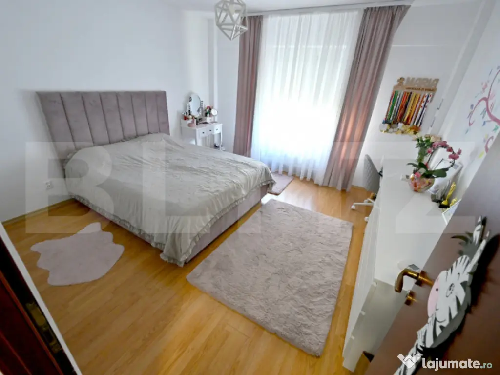 Apartament cu 2 camere, decomandat, 63,5 mp, cartier Veteran 